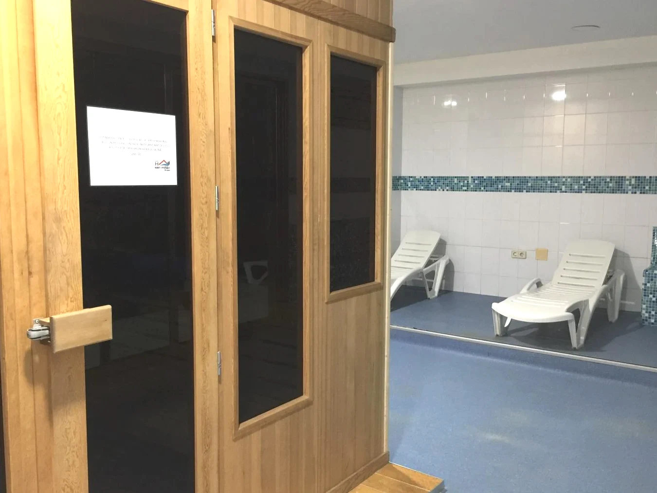 Sauna del spa Hotel San Millán en Santander Sauna del spa Hotel San Millán en Santander